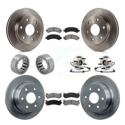 Kit de patins de Rotor de frein, roulement de moyeu avant et arrière, pour Chevrolet Avalanche 1500 RW