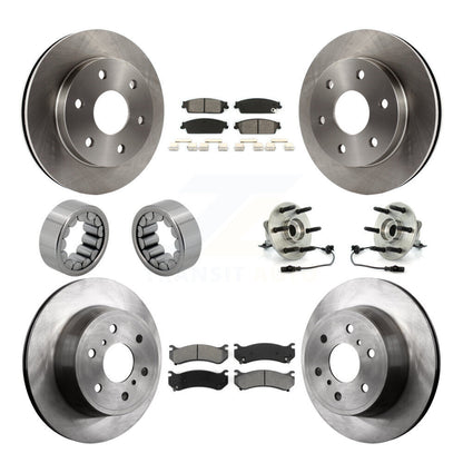 Kit de Rotor de frein et de patins de roulement de moyeu avant et arrière, pour Chevrolet Silverado 150