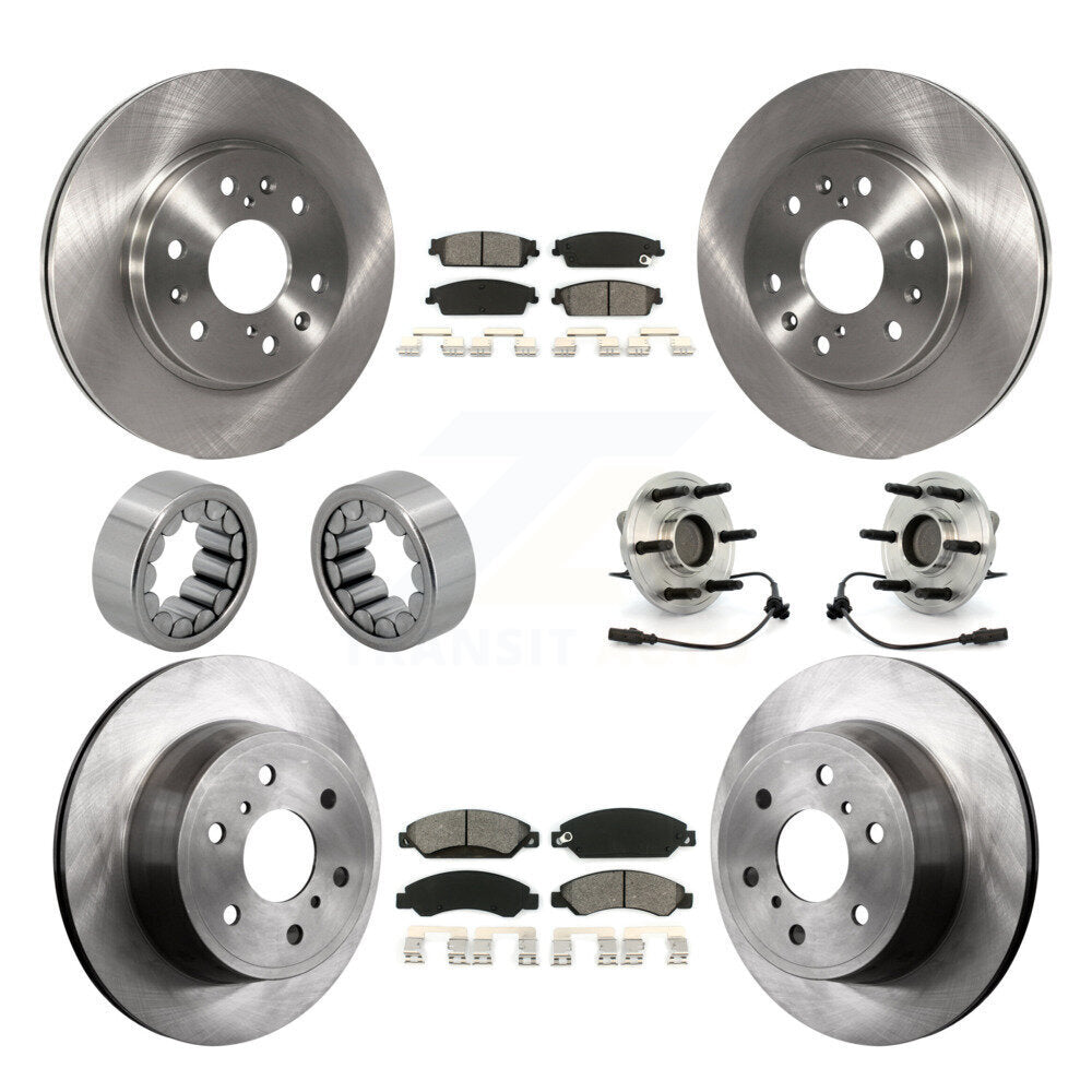 Kit de Rotor de frein et de patins de roulement de moyeu avant et arrière (10 pièces) pour Chevrolet Avalanch
