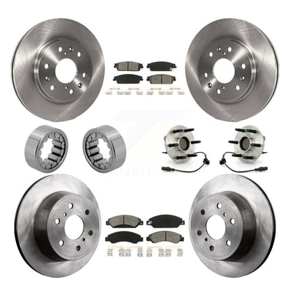 Kit de Rotor de frein et de patins de roulement de moyeu avant et arrière (10 pièces) pour Chevrolet Avalanch