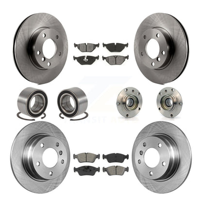 Kit de Rotor de frein et de patins de roulement de moyeu avant et arrière (10 pièces) pour BMW 318i 328i 328i