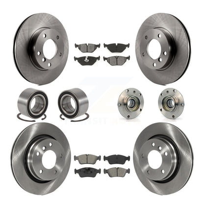 Kit de Rotor de frein à disque et de patins de roulement de moyeu avant et arrière (10 pièces) pour BMW 328i 328i