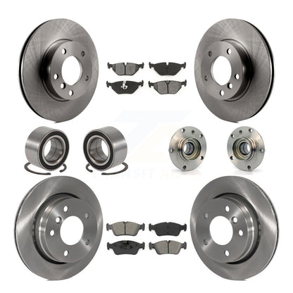 Kit de Rotor de frein et de patins de roulement de moyeu avant et arrière (10 pièces) pour BMW 323i 328i 323C