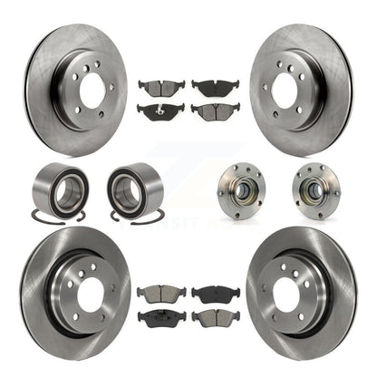 Kit de Rotor de frein et de patins de roulement de moyeu avant et arrière (10 pièces) pour BMW 325i 325Ci 328