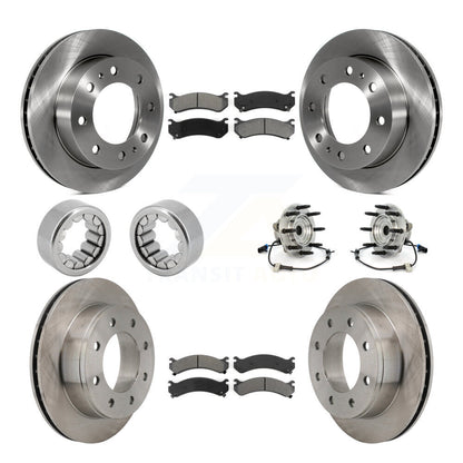 Kit de rotors et plaquettes de frein à disque, roulement de moyeu avant et arrière, 10 pièces, pour Hummer H