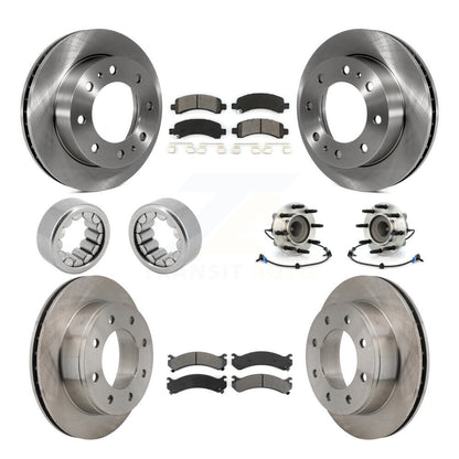 Kit de chaussures de plaquettes de Rotor de frein à disque de roulement de moyeu avant et arrière (10 pièces) pour GMC Savana 250