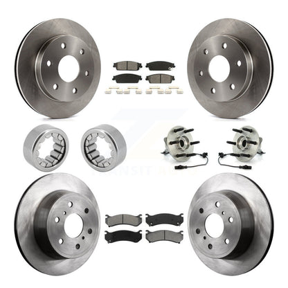 Kit de Rotor de frein et de patins de roulement de moyeu avant et arrière, pour Chevrolet Silverado 150