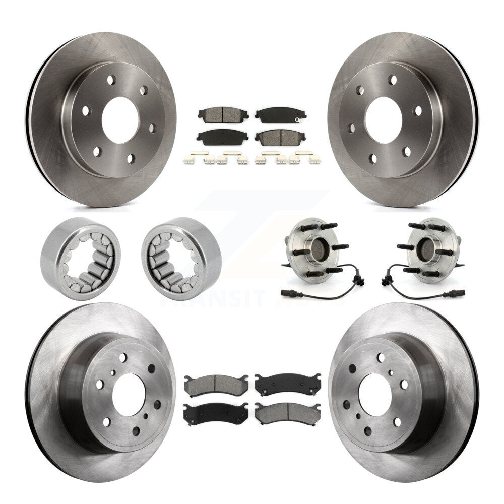 Kit de Rotor de frein et de patins de roulement de moyeu avant et arrière, pour Chevrolet Silverado 150