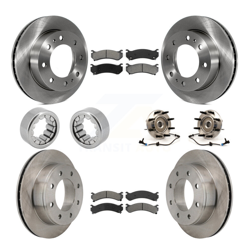 Kit de Rotor de frein et de patins de roulement de moyeu avant et arrière (10 pièces) pour Hummer H2 Chevrole