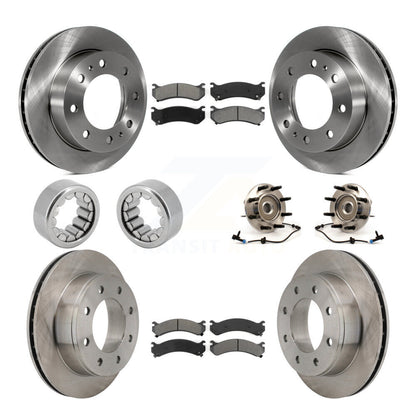 Kit de Rotor de frein et de patins de roulement de moyeu avant et arrière (10 pièces) pour Hummer H2 Chevrole