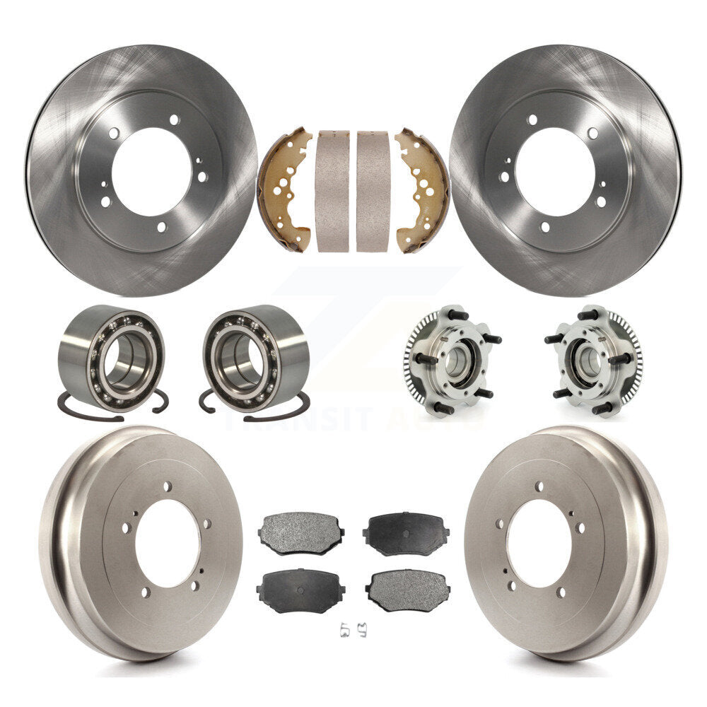 Kit de Rotor de frein et de patins de roulement de moyeu avant et arrière (10 pièces) pour Suzuki XL-7 Gran