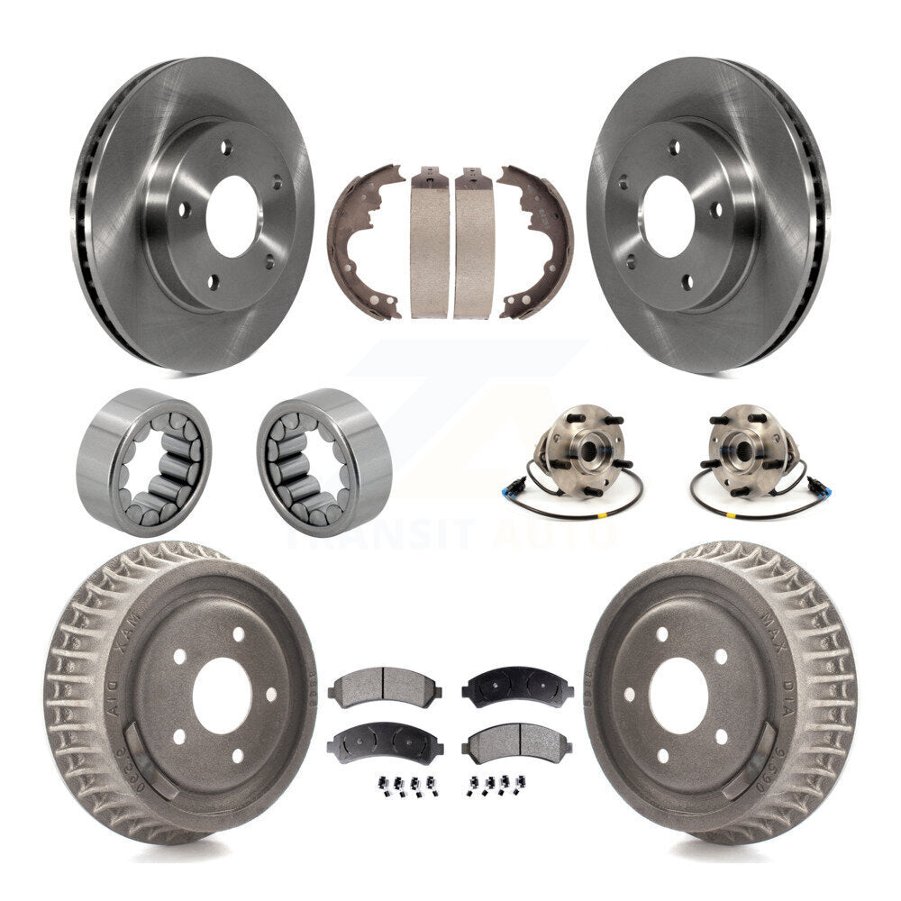 Kit de Rotor de frein et de patins de roulement de moyeu avant et arrière (10 pièces) pour Chevrolet S10 4W