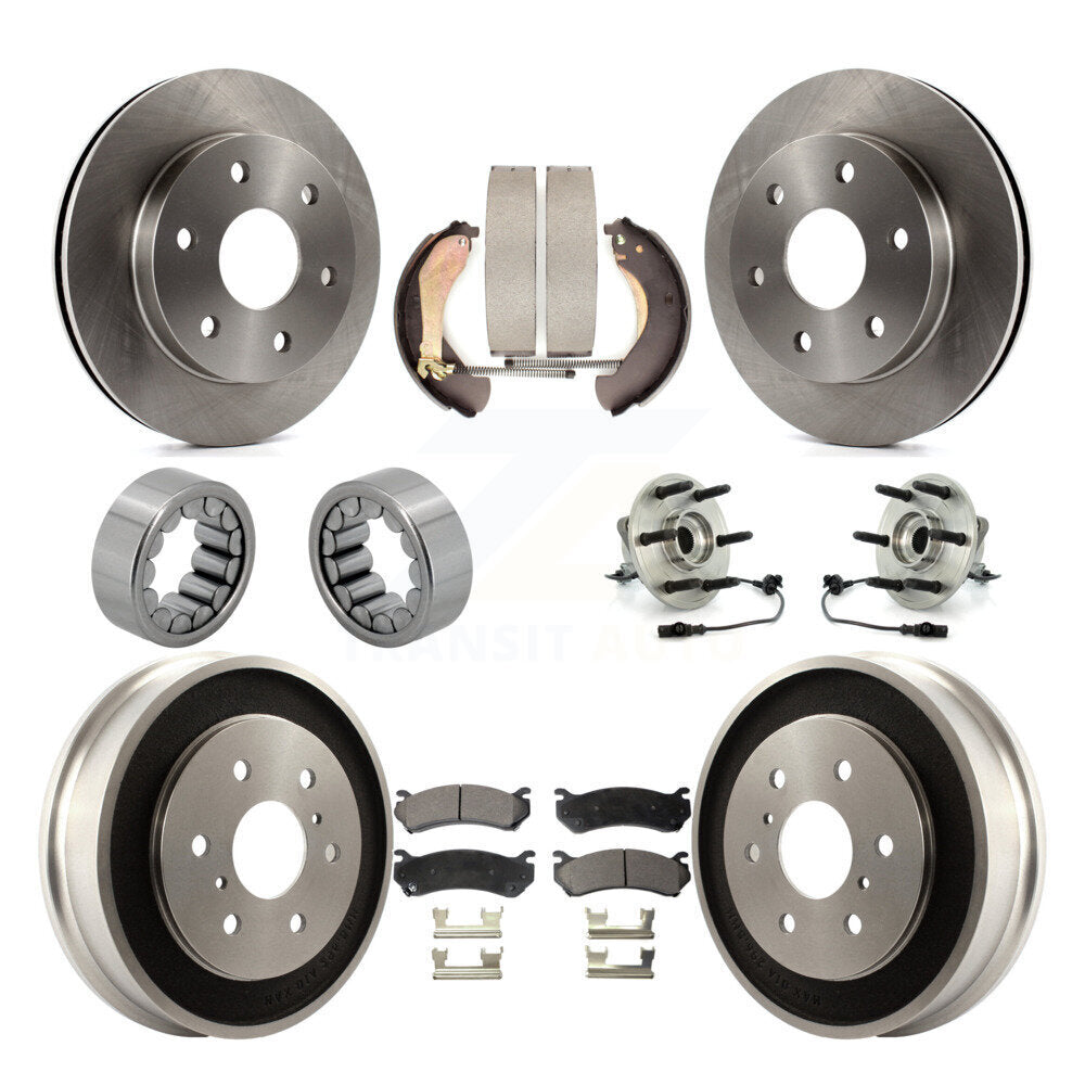 Kit de Rotor de frein et de patins de roulement de moyeu avant et arrière, pour Chevrolet Silverado 150
