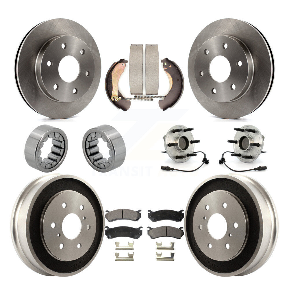 Kit de Rotor de frein et de patins de roulement de moyeu avant et arrière, pour Chevrolet Silverado 150
