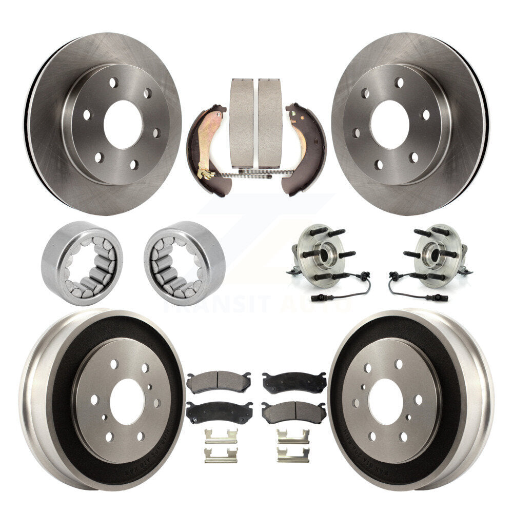 Kit de Rotor de frein et de patins de roulement de moyeu avant et arrière, pour Chevrolet Silverado 150
