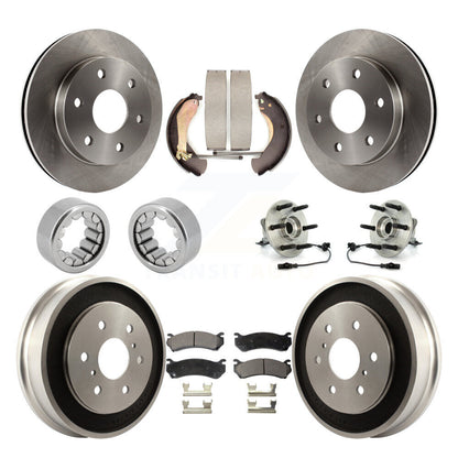 Kit de Rotor de frein et de patins de roulement de moyeu avant et arrière, pour Chevrolet Silverado 150