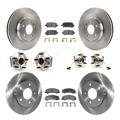 Kit de Rotor et de plaquettes de frein, roulement de moyeu avant et arrière (10 pièces) pour Chevrolet Impala Limite
