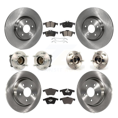Kit de Rotor et de plaquettes de frein à disque, roulement de moyeu avant et arrière (10 pièces) pour Volvo S40 V50 C7