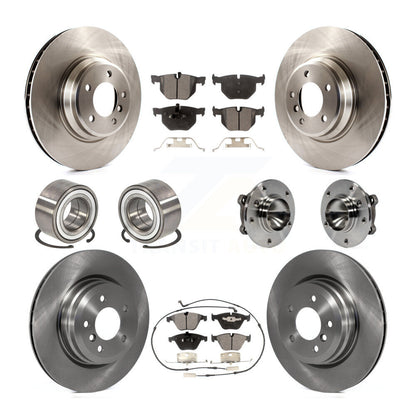 Kit de Rotor de frein et de patins de roulement de moyeu avant et arrière (10 pièces) pour BMW 335i 335is 335