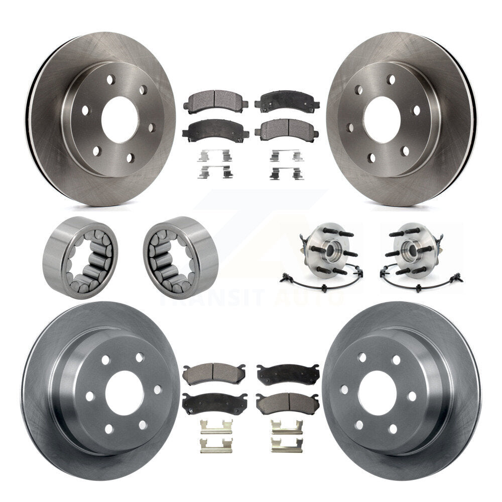 Kit de patins de Rotor de frein, roulement de moyeu avant et arrière, pour Chevrolet Avalanche 1500 4W