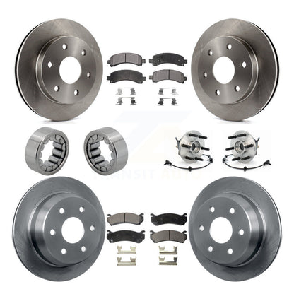Kit de patins de Rotor de frein, roulement de moyeu avant et arrière, pour Chevrolet Avalanche 1500 4W