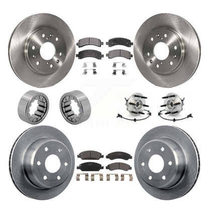 Kit de patins de Rotor de frein, roulement de moyeu avant et arrière (10 pièces) pour Chevrolet Express GM