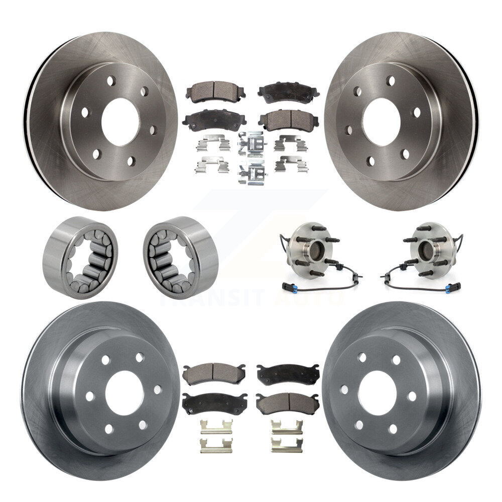 Kit de Rotor de frein et de patins de roulement de moyeu avant et arrière (10 pièces) pour Chevrolet Astro GM