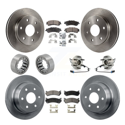 Kit de Rotor de frein et de patins de roulement de moyeu avant et arrière (10 pièces) pour Chevrolet Astro GM