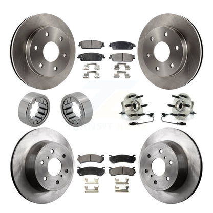 Kit de Rotor de frein et de patins de roulement de moyeu avant et arrière, pour Chevrolet Silverado 150