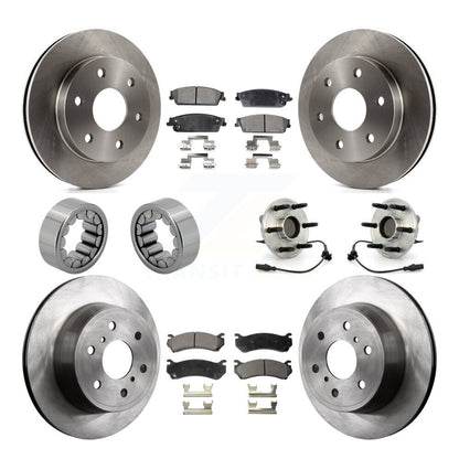Kit de Rotor de frein et de patins de roulement de moyeu avant et arrière, pour Chevrolet Silverado 150