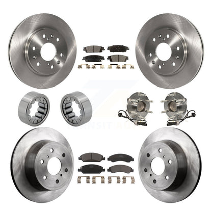 Kit de patins de Rotor de frein, roulement de moyeu avant et arrière (10 pièces) pour GMC Sierra 1500 Taho