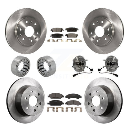 Kit de patins de Rotor de frein, roulement de moyeu avant et arrière (10 pièces) pour GMC Sierra 1500 Taho
