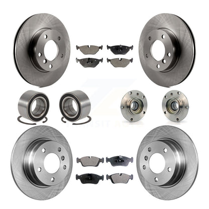 Kit de Rotor de frein et de patins de roulement de moyeu avant et arrière (10 pièces) pour BMW 318i 328i 328i
