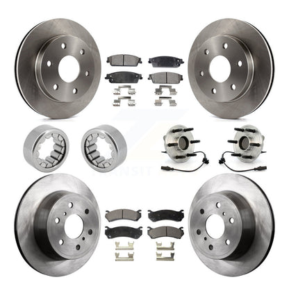 Kit de Rotor de frein et de patins de roulement de moyeu avant et arrière, pour Chevrolet Silverado 150
