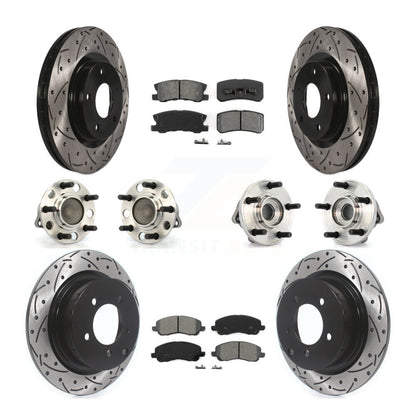 Kit de plaquettes de rotor de frein, roulement de moyeu avant et arrière (10 pièces) pour Chrysler Sebring 20