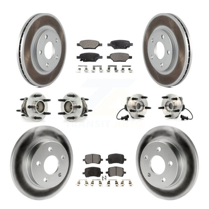 Kit de plaquettes de Rotor de frein revêtues de roulement de moyeu avant et arrière (10 pièces) pour Chevrolet Malibu G