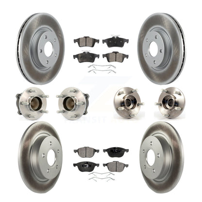 Kit de plaquettes de Rotor de frein, roulement de moyeu avant et arrière (10 pièces) pour Volvo S40 C30 V50 C7