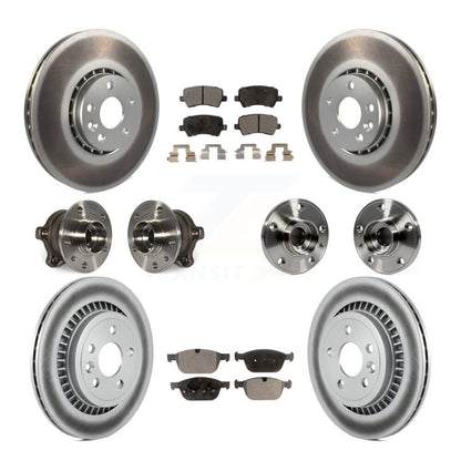 Kit de plaquettes de rotor de frein, roulement de moyeu avant et arrière (10 pièces) pour Volvo XC60 AW 10-15