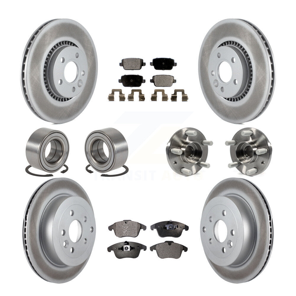 Kit de patins de rotor de frein, roulement avant et arrière (10 pièces) pour Land Rover LR 08-11