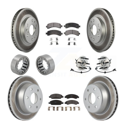 Kit de patins de Rotor de frein enduits de roulement de moyeu avant et arrière (10 pièces) pour Chevrolet 150