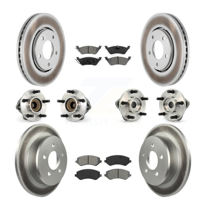 Kit de plaquettes de Rotor de frein, roulement de moyeu avant et arrière (10 pièces) pour Dodge Caravan Grand