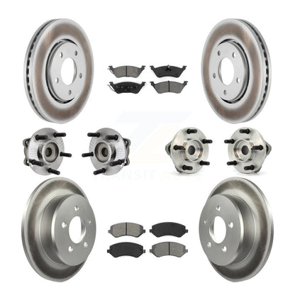Kit de plaquettes de Rotor de frein, manteau de roulement avant et arrière (10 pièces) pour Dodge Caravan Grand Tow