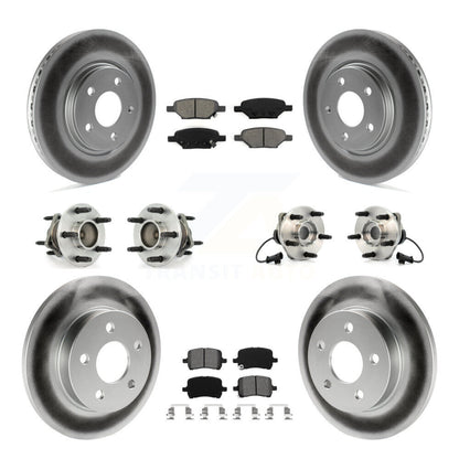 Kit de plaquettes de rotor de frein, roulement de moyeu avant et arrière (10 pièces) pour Chevrolet Malibu HH