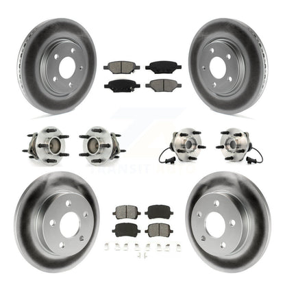Kit de plaquettes de Rotor de frein revêtues de roulement de moyeu avant et arrière (10 pièces) pour Chevrolet Malibu G