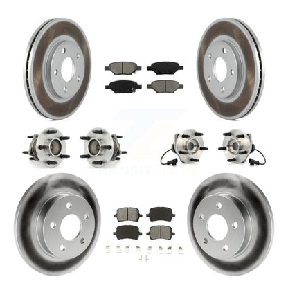 Kit de plaquettes de Rotor de frein revêtues de roulement de moyeu avant et arrière (10 pièces) pour Chevrolet Malibu G