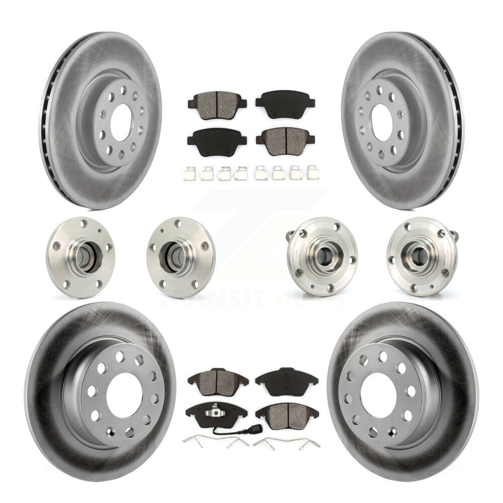 Kit de plaquettes de Rotor de frein, roulement de moyeu avant et arrière (10 pièces) pour Volkswagen Beetle GT