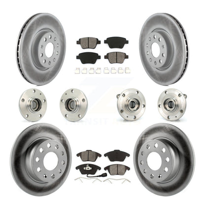 Kit de plaquettes de Rotor de frein, roulement de moyeu avant et arrière (10 pièces) pour Volkswagen Beetle GT