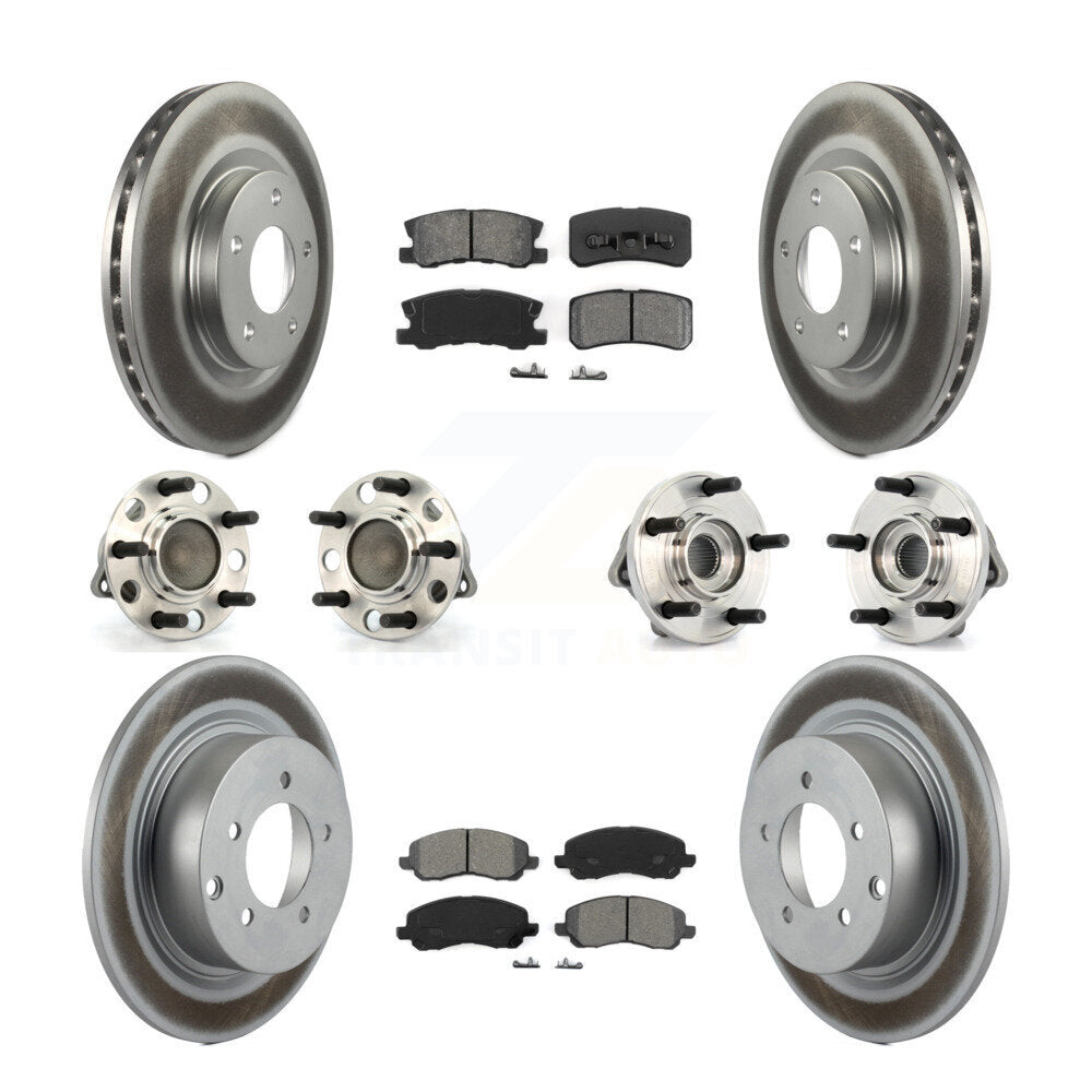 Kit de plaquettes de rotor de frein, roulement de moyeu avant et arrière (10 pièces) pour Chrysler Sebring 20