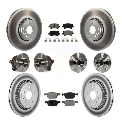 Kit de plaquettes de rotor de frein, roulement de moyeu avant et arrière (10 pièces) pour Volvo XC60 AW 10-15