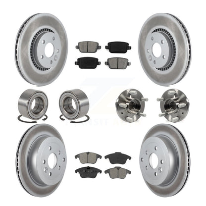 Kit de patins de rotor de frein, roulement avant et arrière (10 pièces) pour Land Rover LR 08-11